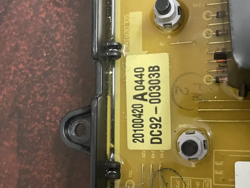 Samsung DC92 00303B DC41 00133A Dryer Control Board # AZ27621 | WM243