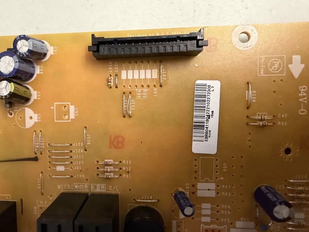LG Kenmore EBR80411804 Microwave Control Board Panel AZ219112 | KM2769