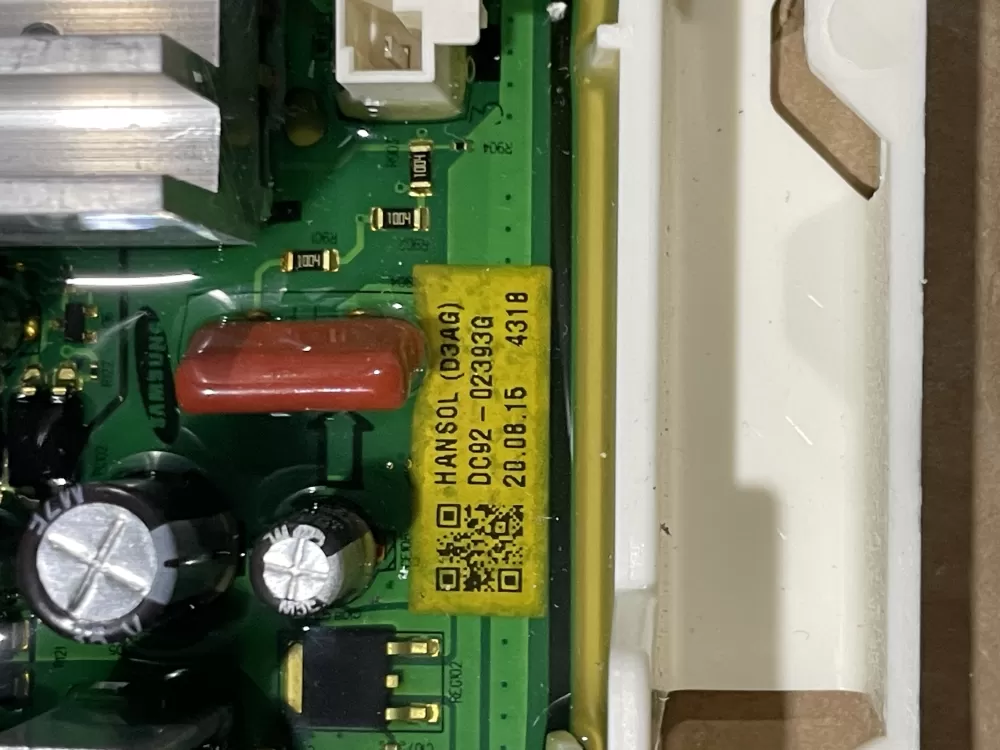 Samsung DC92-02393G DC92-02393M PS16556778 Washer Control Board AZ92150 | Wmv513