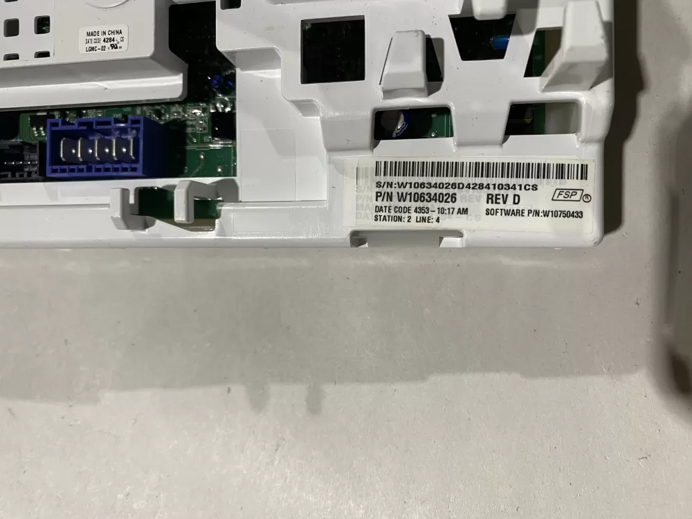 Whirlpool AP5951723 W10634026 PS10056798 Washer Control Board AZ135904 | BK2350