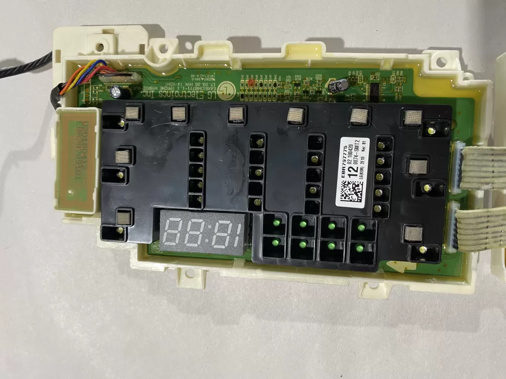 LG EBR79777512 AP6235918 Dryer UI Control Board AZ111347 | BKV652