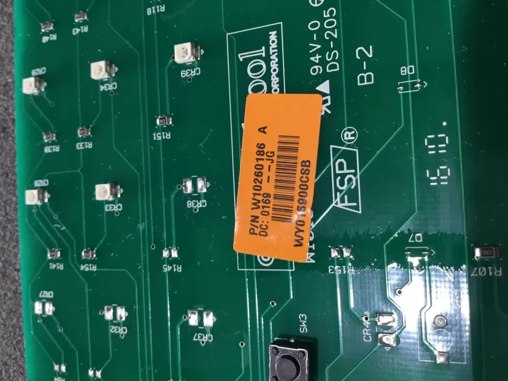 Whirlpool Maytag W10260186 W10258434 Washer Control Board AZ74695 | NRV573