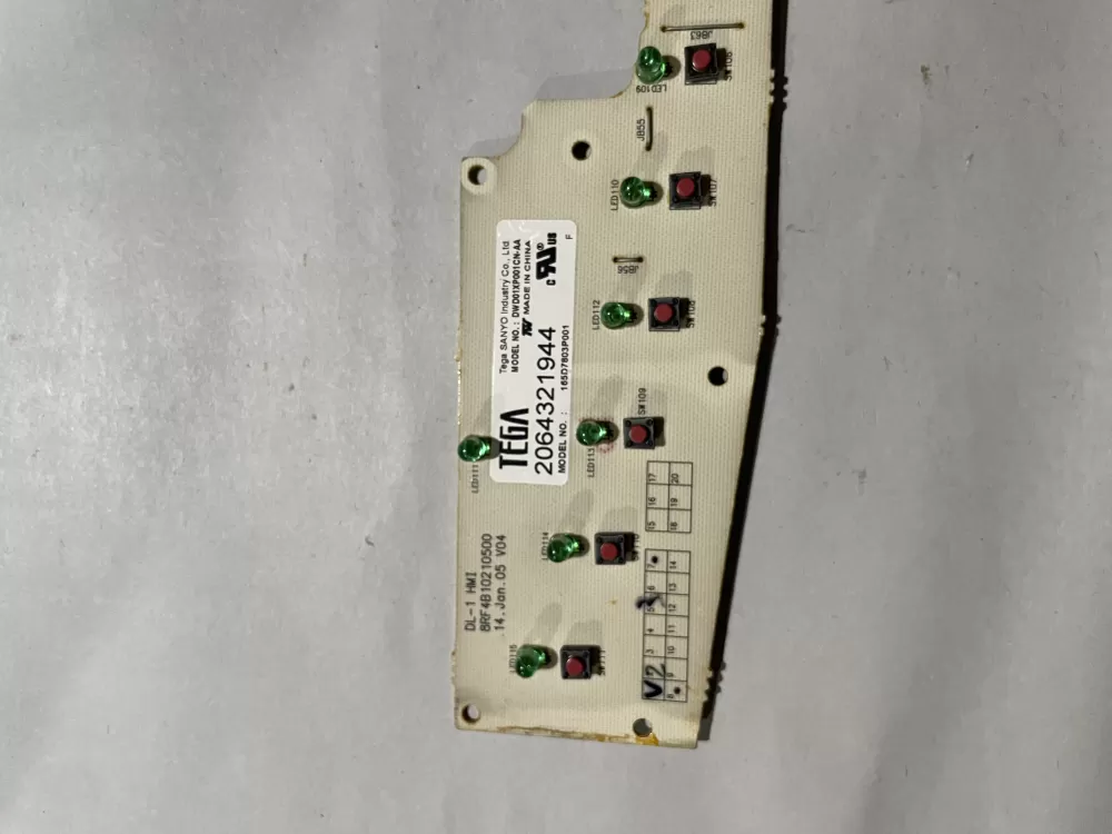 GE 165D7803P001 WD21X10378 Dishwasher Control Board AZ190546 | KM634