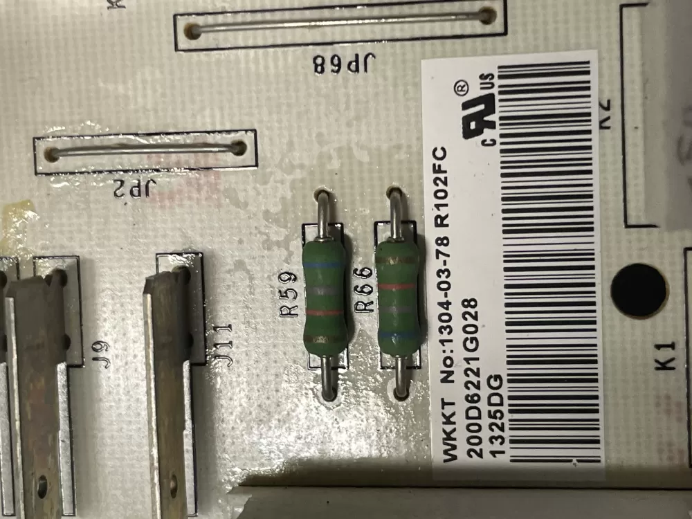 GE 200D6221G028 EBX1110P002 Refrigerator Control Board AZ19758 | WM1126