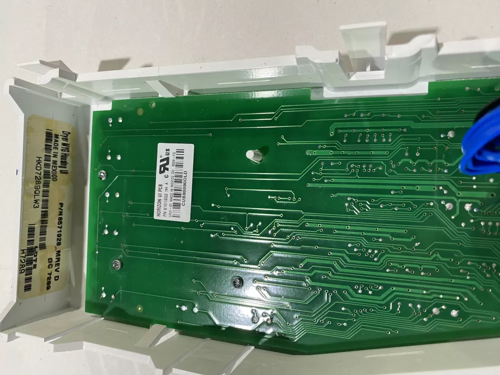 Whirlpool W10118082 Dryer Control Board UI Panel AZ158324 | BKV806