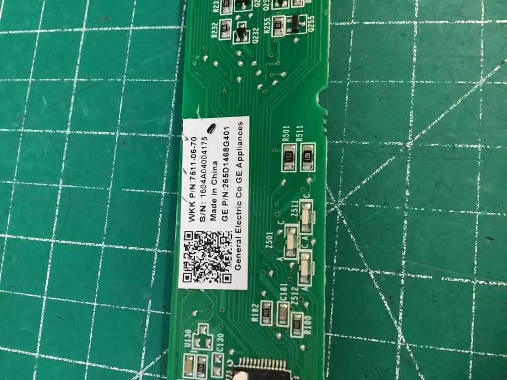 GE 265D1468G401 Dishwasher Control Board Display AZ229400 | NR599