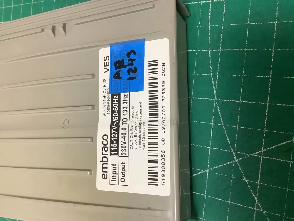 Whirlpool 519308356 VCC3 1156 X7 Refrigerator Inverter Board AZ227054 | AR1243