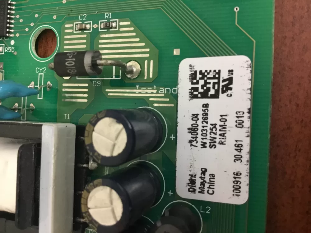 Whirlpool Maytag W10312695B Refrigerator Control Board AZ32791 | NR177