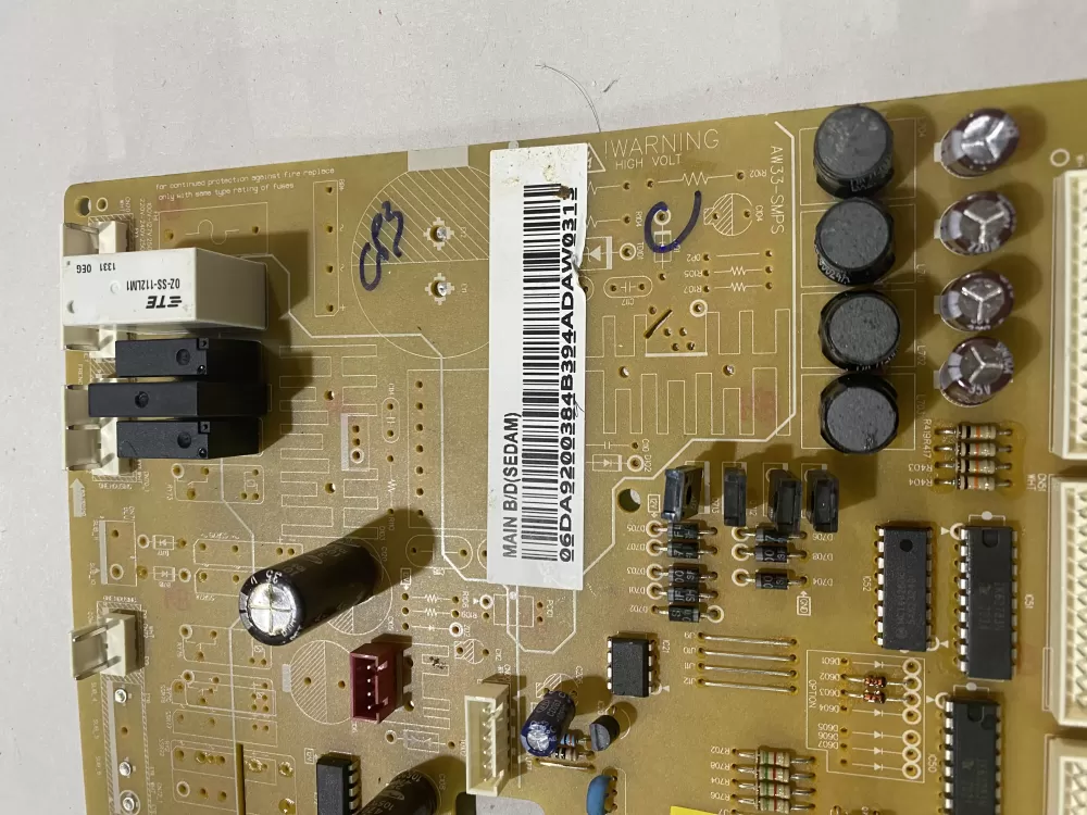 Samsung DA92-00384B DA41-00750B Refrigerator Control Board AZ155643 | BK2539