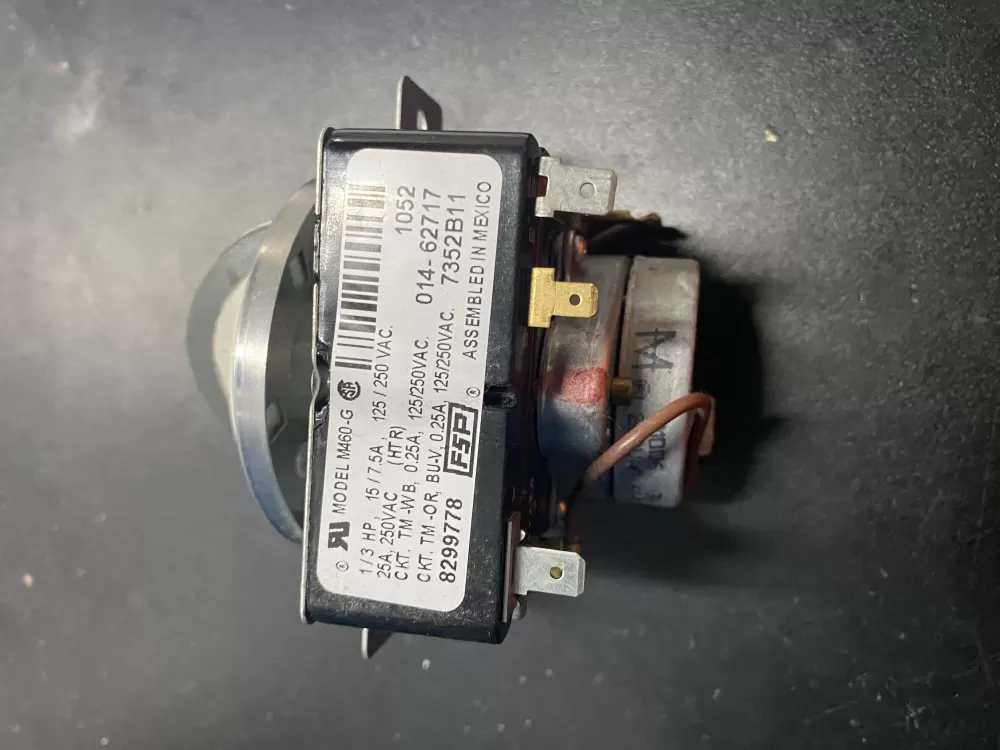 Whirlpool  Kenmore  Inglis  Estate  Amana WP8299778  AP6012586  8299778  909729  PS11745796 Washer Timer