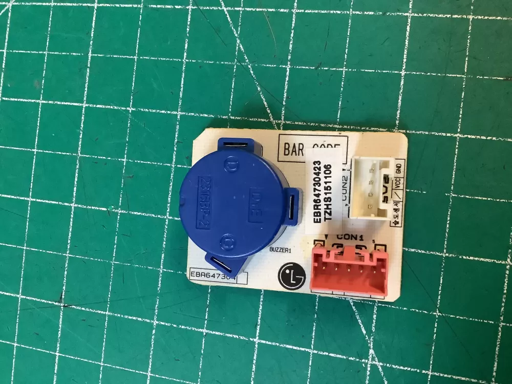 LG EBR64730423 EBR64730408 Refrigerator Control Board Buzzer