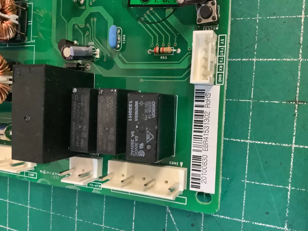 LG EBR41531302 PS12725025 Refrigerator Control Board AZ227991 | NR507