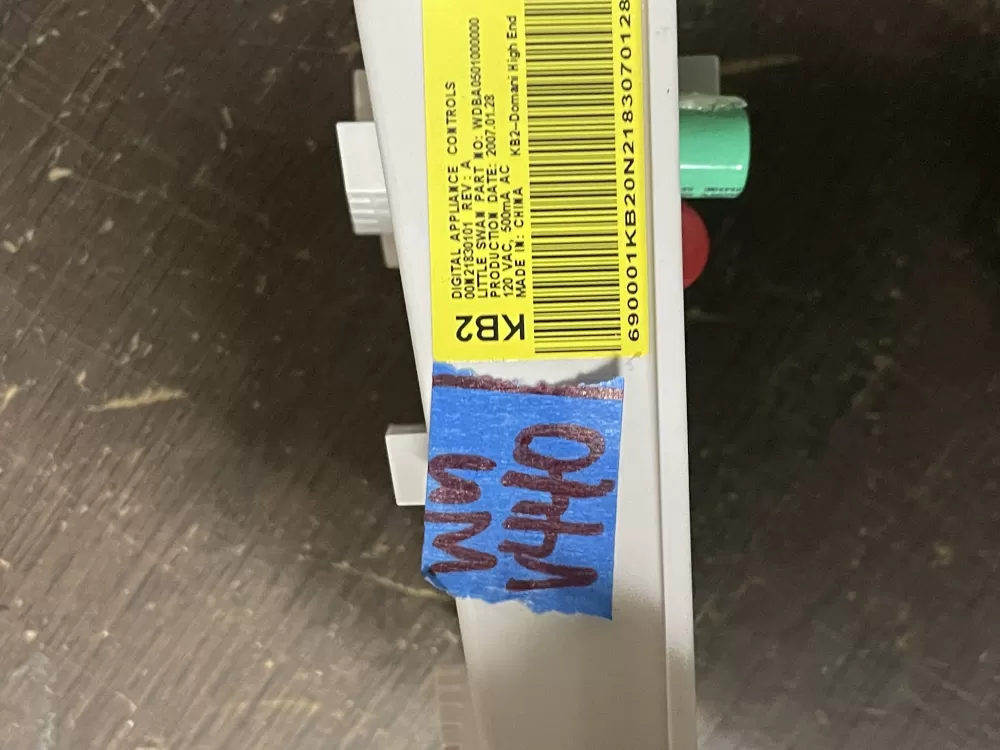 GE 00N21830101 WDBA0501000000 WH12X10355 Washer Control Board AZ47686 | Wmv440