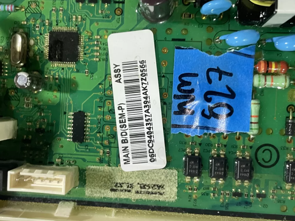 Samsung DC94 04357A Dryer Control Board AZ149651 | Wm827