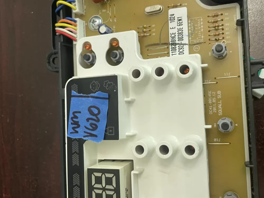 Samsung DC92-00383A Washer Control Board AZ81011 | Wmv620