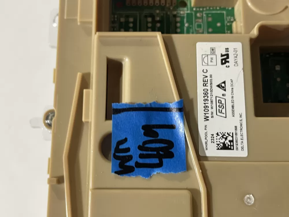 Whirlpool W10919360 W11087226 Dishwasher Control Board AZ166513 | Wm409