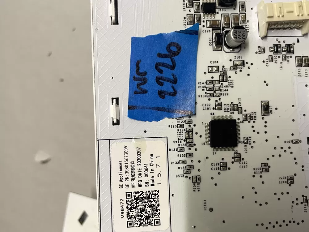 GE 308D1567G005 308d1567g005 Washer Control Board AZ207967 | Wm2226