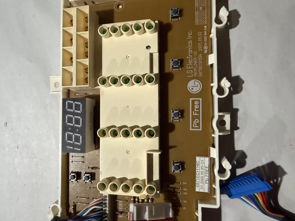 LG 6870EC9139A 6871EC1116C Washer Control Board AZ228611 | KMV504