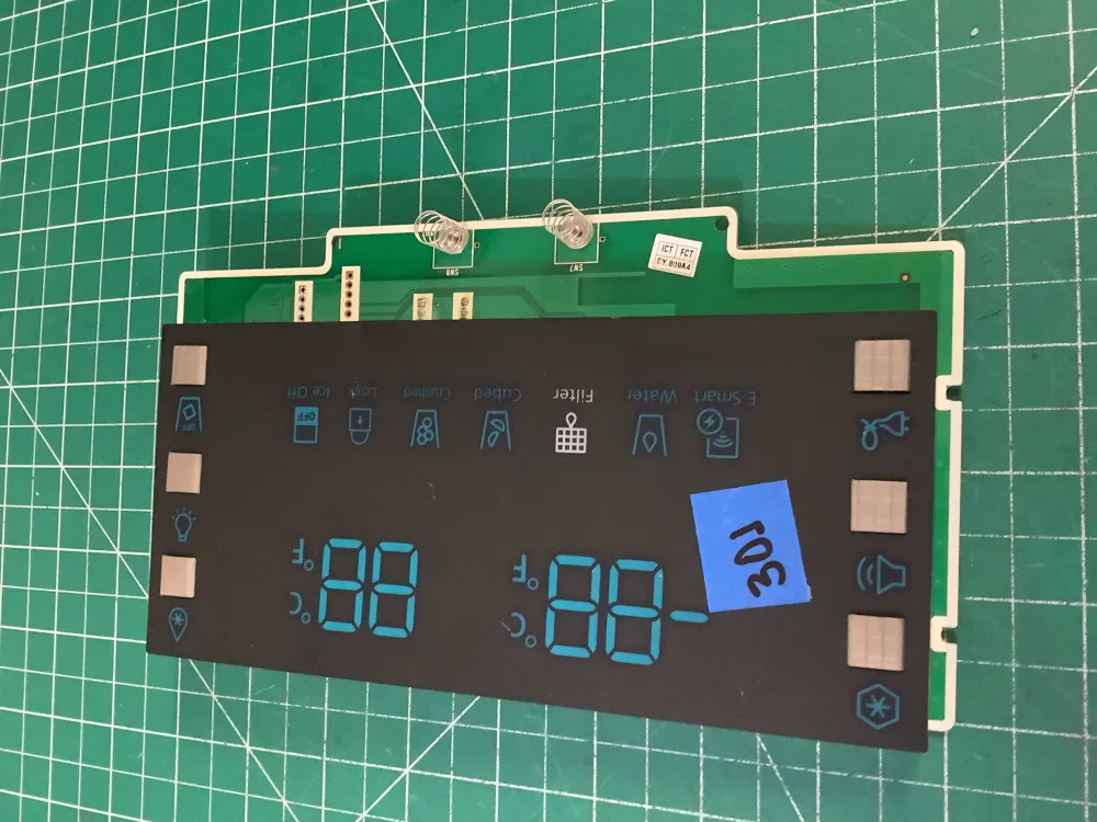 Samsung DA92 00649A Refrigerator Control Board Dispenser AZ194811 | NR301