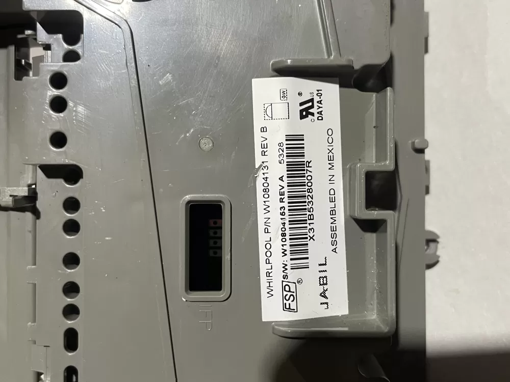 Whirlpool W10804131 W10817263 Dishwasher Control Board AZ188731 | Wm1539