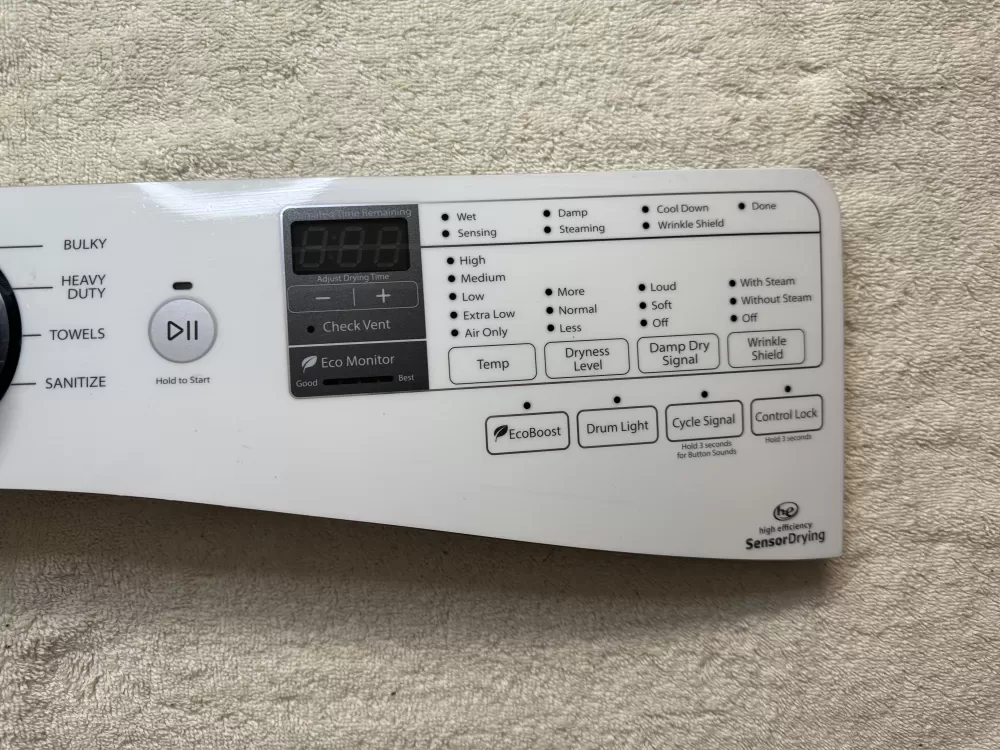 Whirlpool W10800228 Dryer Control Board Panel AZ7405 | V356