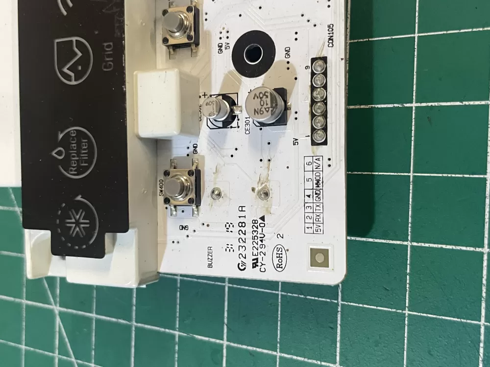 EBR84146401 LG REFRIGERATOR DISPLAY CONTROL BOARD AZ200914 | Wm1078