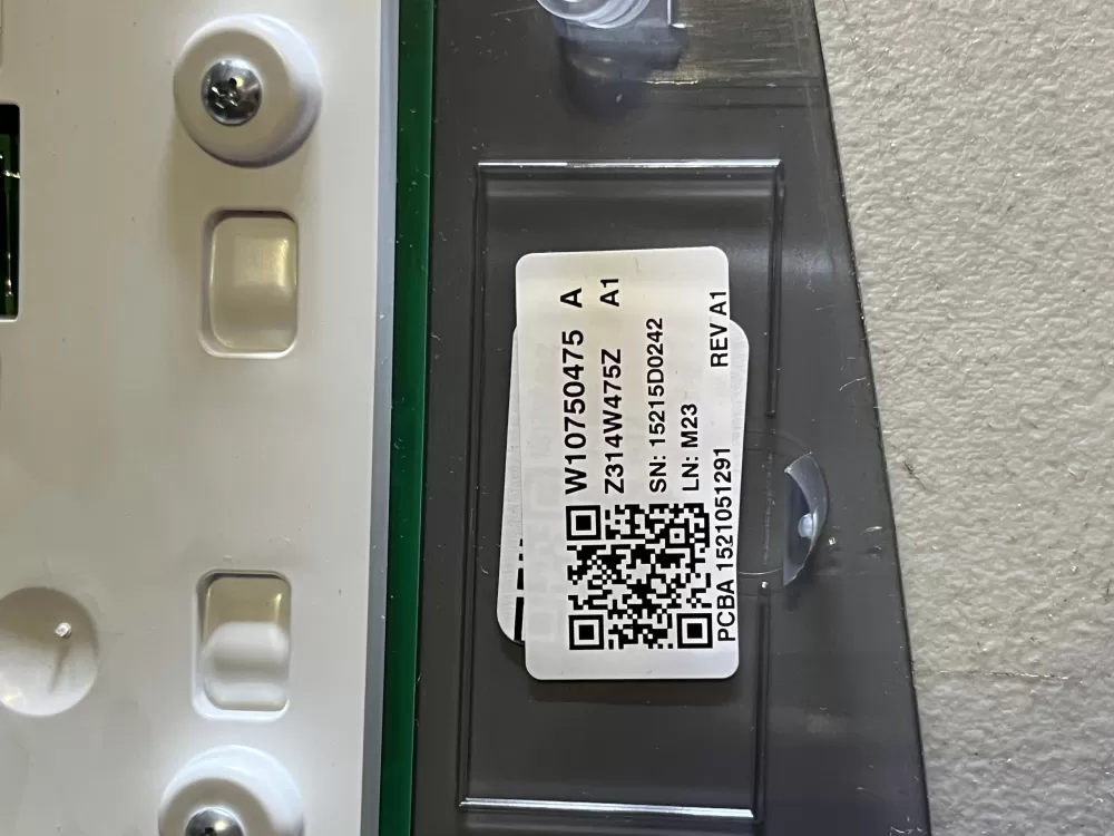 Whirlpool AP6024018 W10433082 W10750475 Washer Control Panel AZ44835 | JTV340