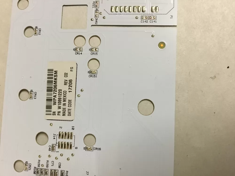 Whirlpool W10691220 Refrigerator Control Board AZ100236 | BGV422