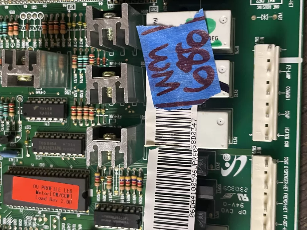 Samsung DA41 00596J Refrigerator Control Board AZ47647 | Wm686