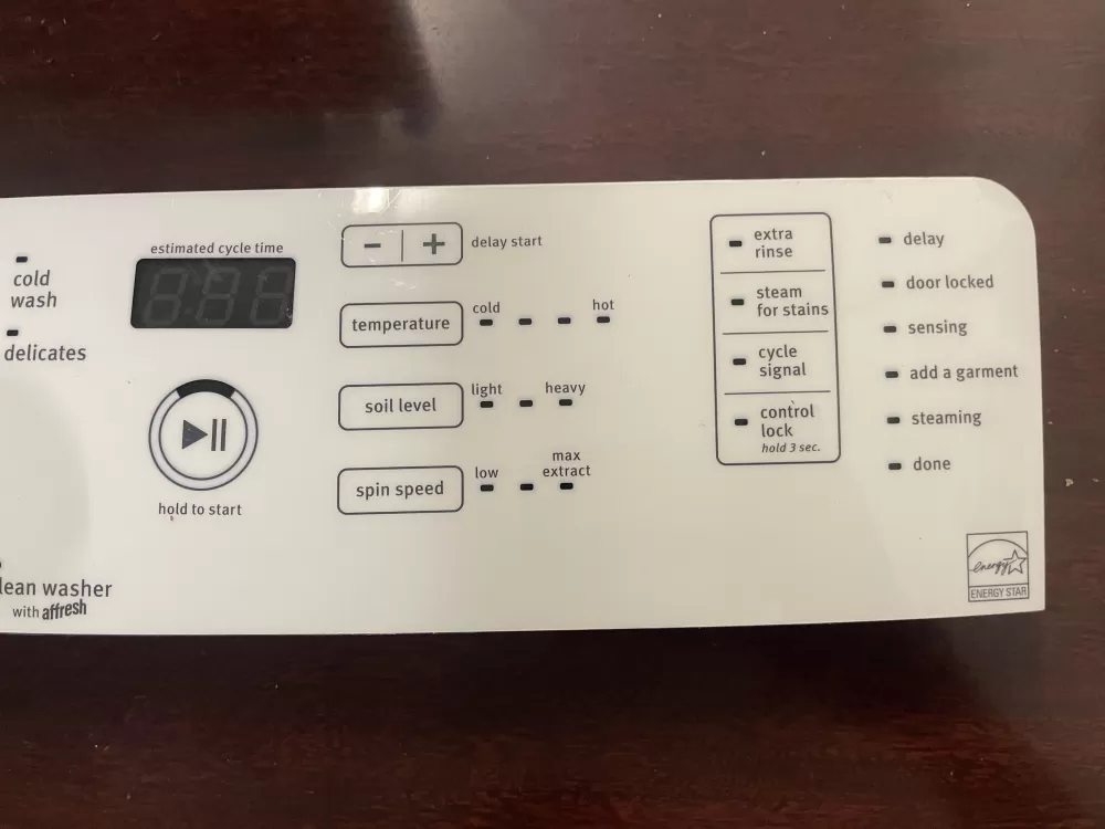 Maytag W10679028 W10825104 W10911040 Washer Control Panel AZ46821 | KMV196