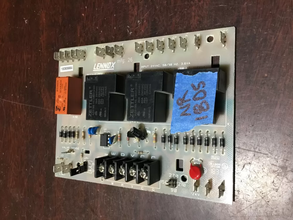 LENNOX LB-90676 Furnace Control Board Circuit BCC3-2 65K29  AZ73324 | NR1805