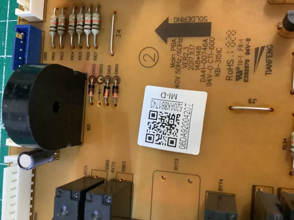 Samsung DA92 00420T DA9200420T Refrigerator Control Board AZ213212 | NR99