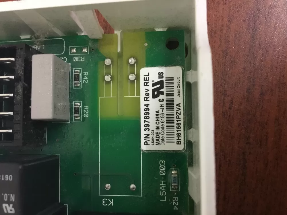 Whirlpool Maytag Kenmore W10111606 6105034 Dryer Control Board AZ28978 | NR81