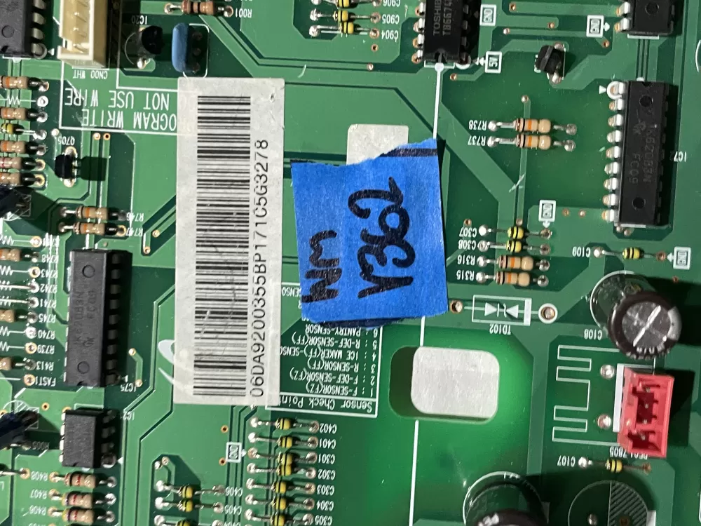 Samsung DA92 00355B Refrigerator Control Board AZ200727 | Wmv362