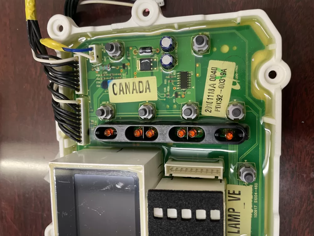 Samsung DC92-00319A Washer Control Board Vrt Steam Panel AZ31094 | KMV105