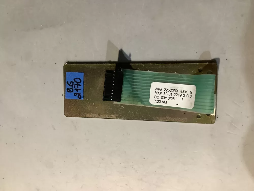 KitchenAid 2252039 Refrigerator Control Board Dispenser AZ116990 | BG2170