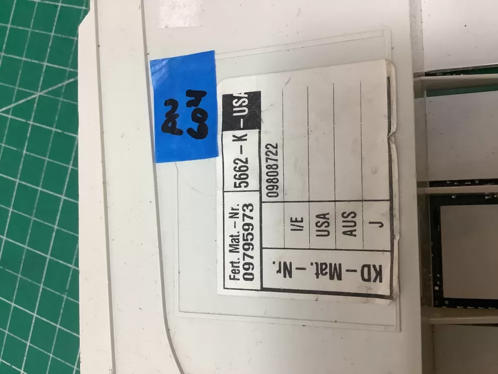 Miele 09795973 09808722 ELPW5662K Dishwasher Control Board AZ226145 | ARV604