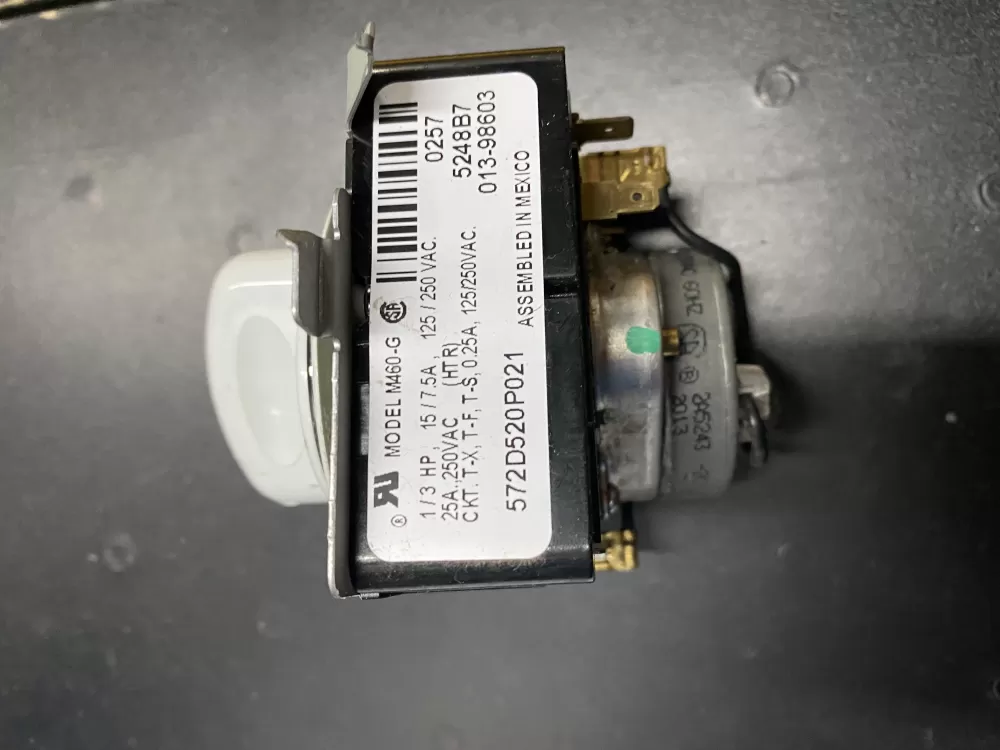 GE 572D520P021 WE4M271 Dryer Timer AZ7543 | BK1341