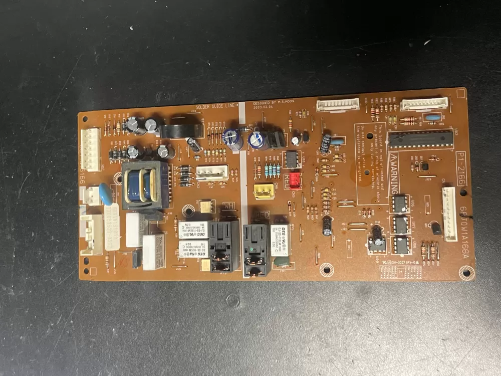 LG 6870W1A166A Microwave Control Board