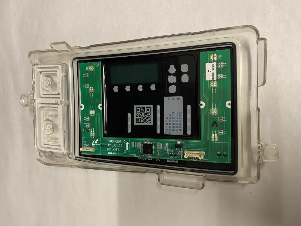 Samsung DC92-01607J DC94-06643A Dryer UI Control Board AZ206961 | BK2220