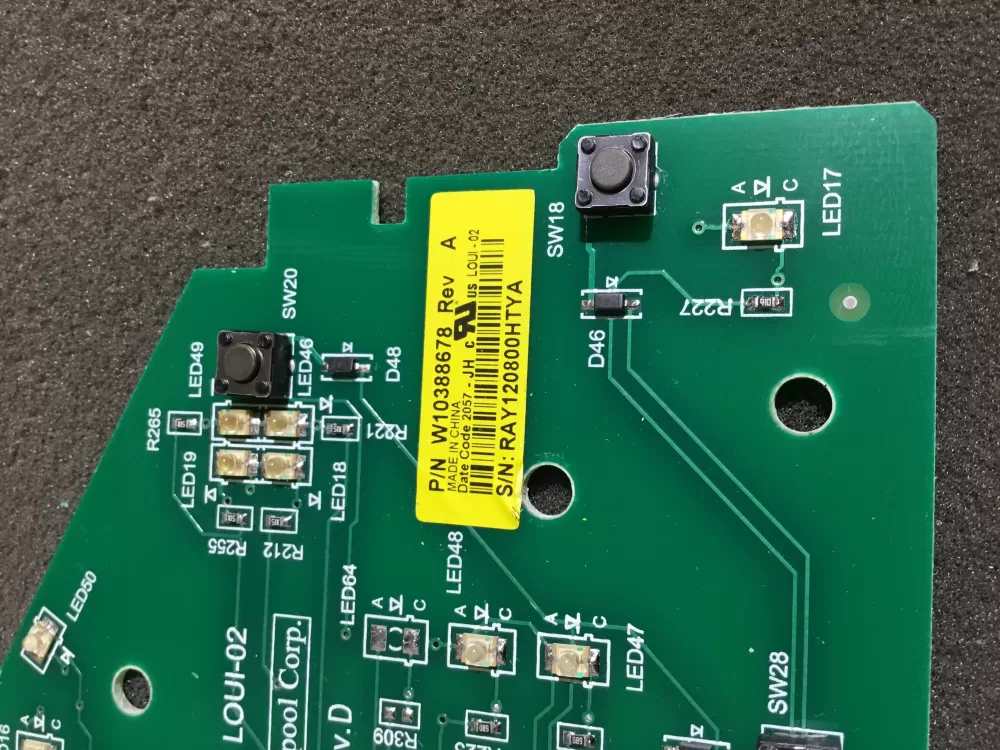 Whirlpool W103388678 WPW10388674 AP6020758 Dryer Control Board AZ95414 | NR93