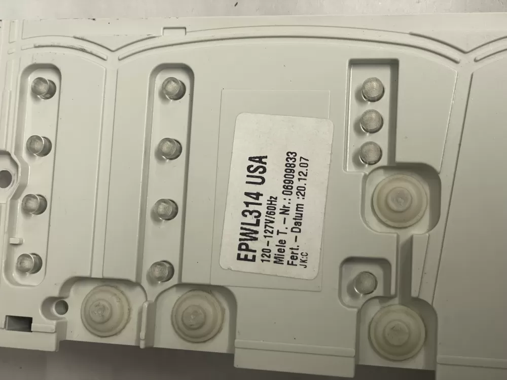 Miele EPWL314 06909833 Dryer control board AZ207194 | KM603