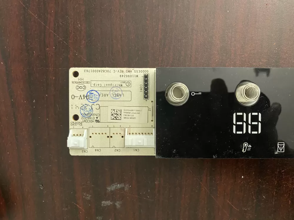 Whirlpool WRQA59CNKZ Refrigerator Display Board W11306617 AZ36275 | BK449