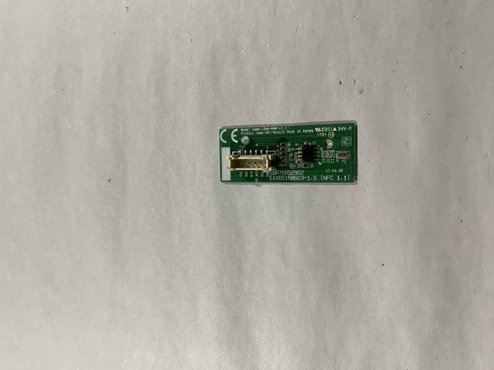LG EBR76852902 Dishwasher NFC Module Part#