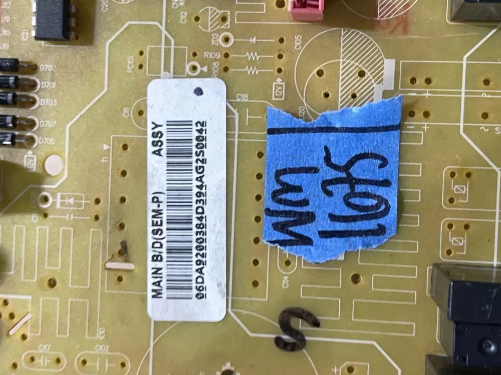 Samsung DA92 00384D Refrigerator Control Board AZ71242 | Wm1675