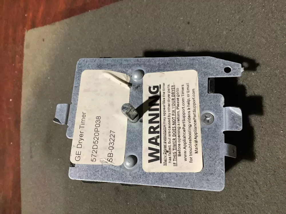 GE 572D520P038 Dryer General Electric Timer AZ121164 | NR2226