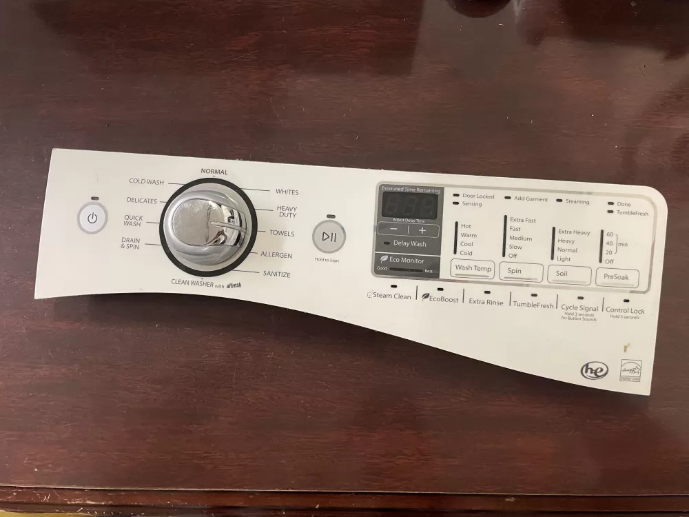 Whirlpool  KitchenAid  Roper  Estate W10391531 W10446421 WPW10446421 PS11754850 Washer Control Board Panel