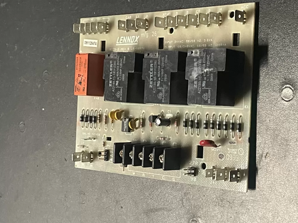 Lennox 091128474 BCC3-2 65K29 LB-90676 Furnace Control Board Circuit