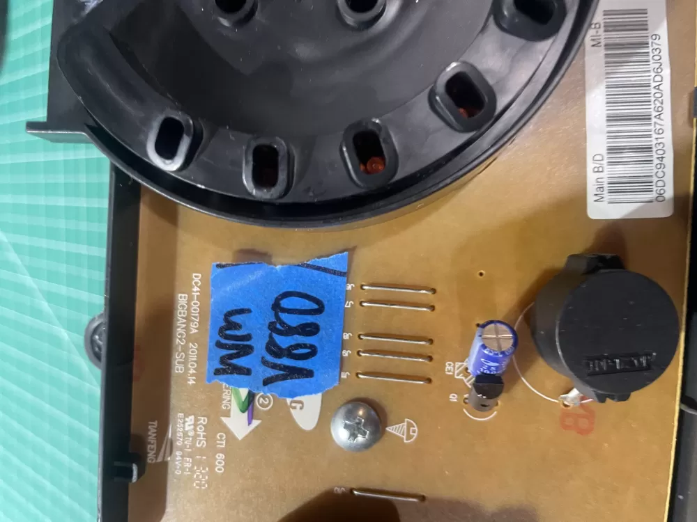 Samsung DC94 03164A 03167A Washer Control Board AZ192865 | Wmv880