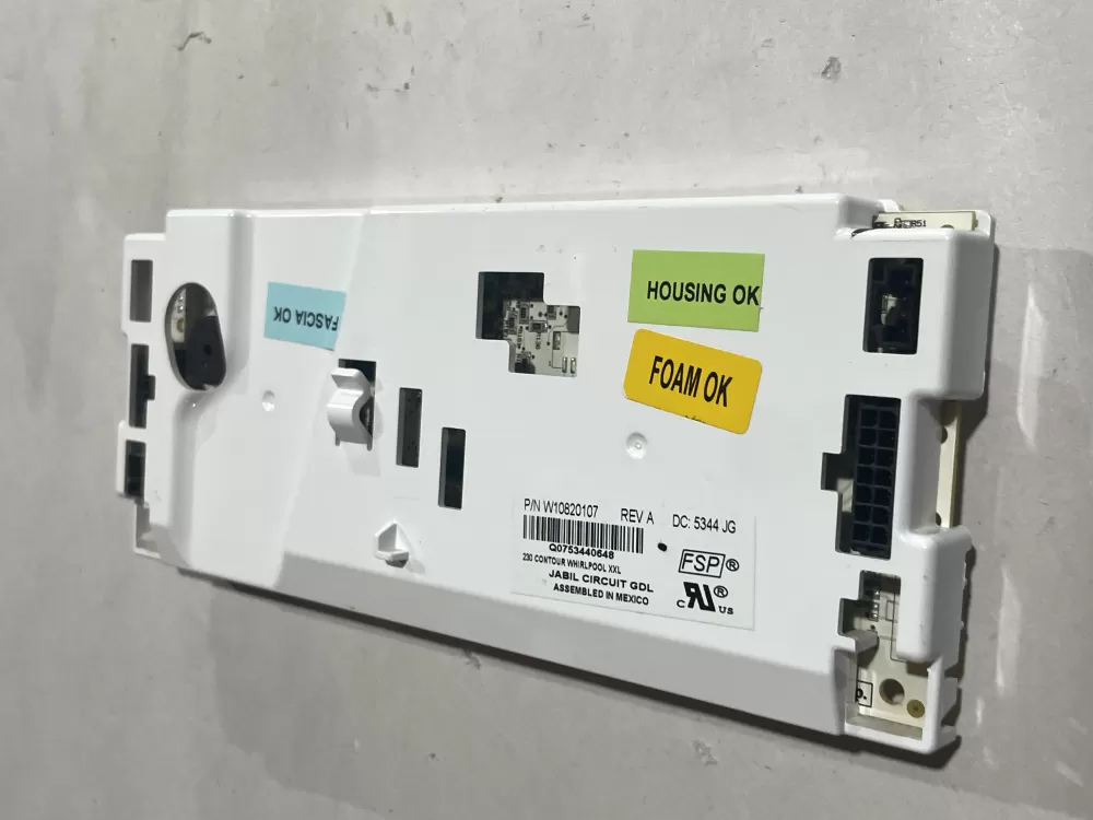 Whirlpool W10820107 Refrigerator Control Board Dispenser AZ183205 | Wm2700